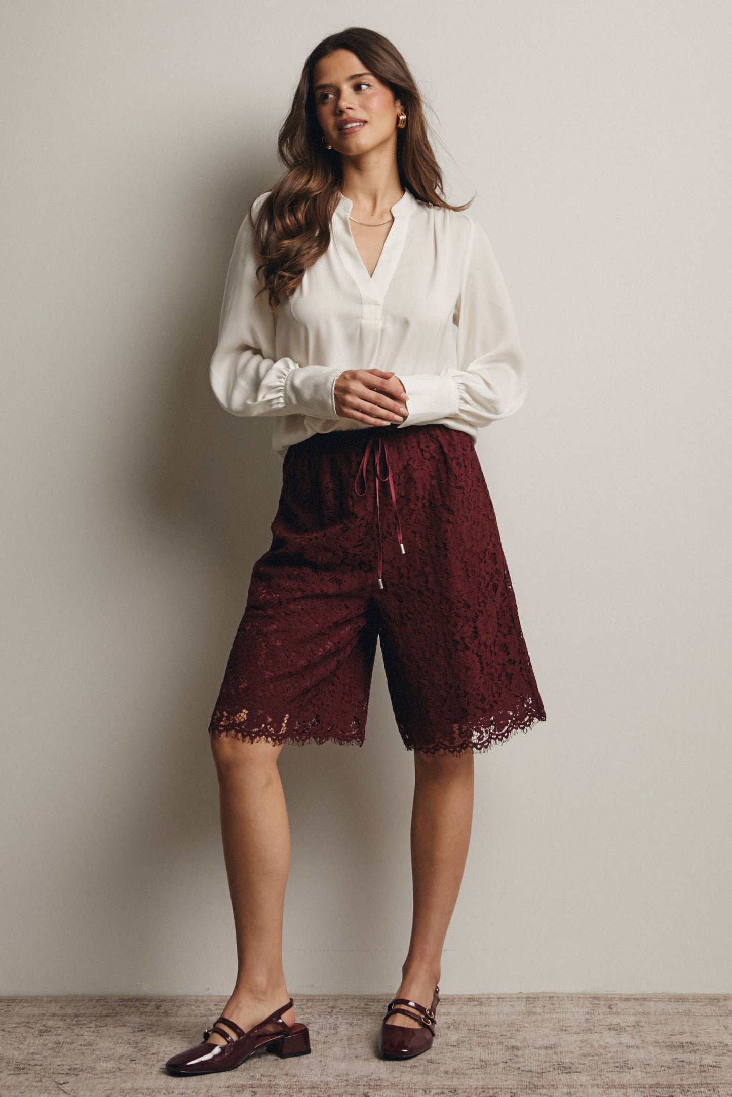 Mandy Lace Bermuda Shorts