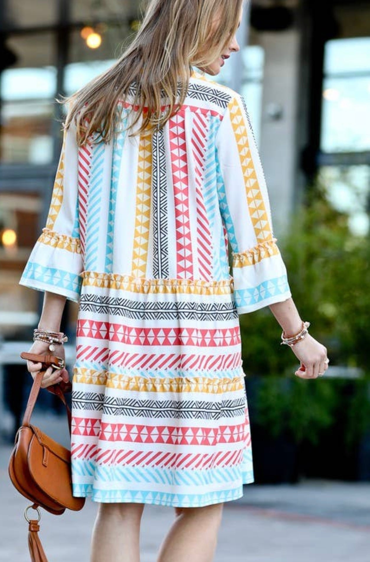 Try Again Printed Dress