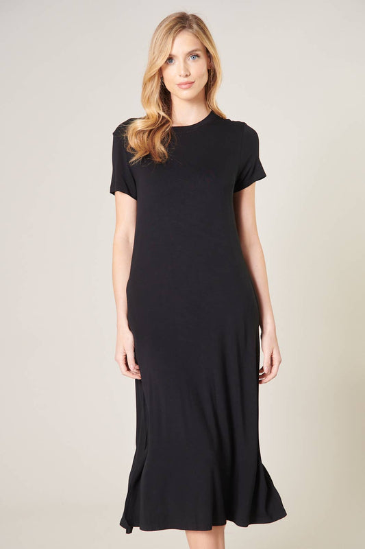 Joplin Jersey Knit Midi T Shirt Dress