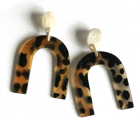 Safari Horseshoe Shaped Earrings