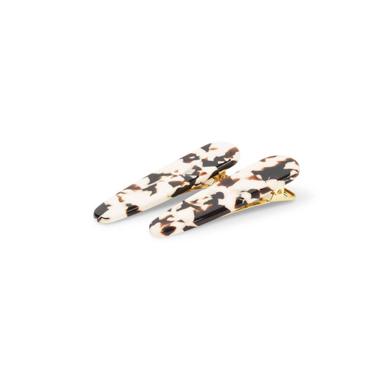 Cafe Latte Hair Clip Set 2 Pack