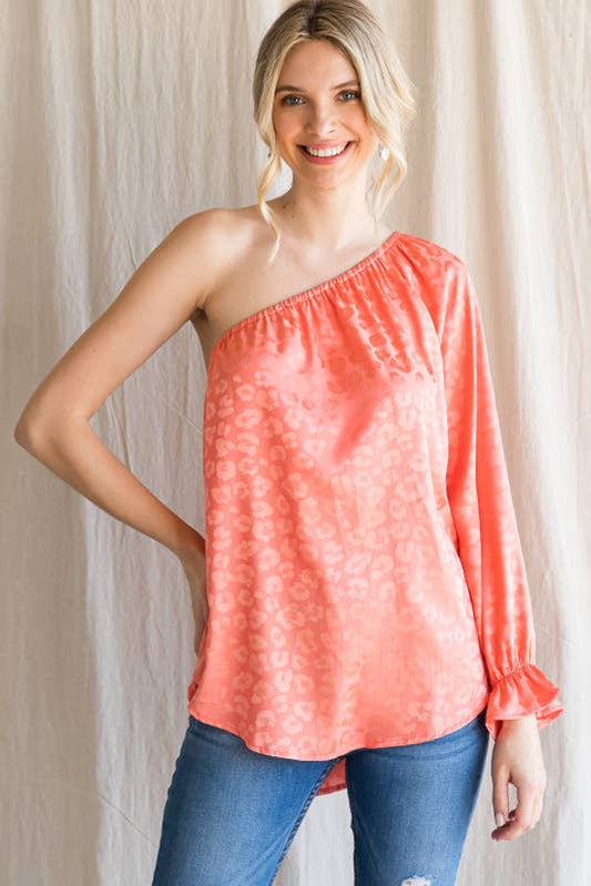 Point of No Return One-Shoulder Top