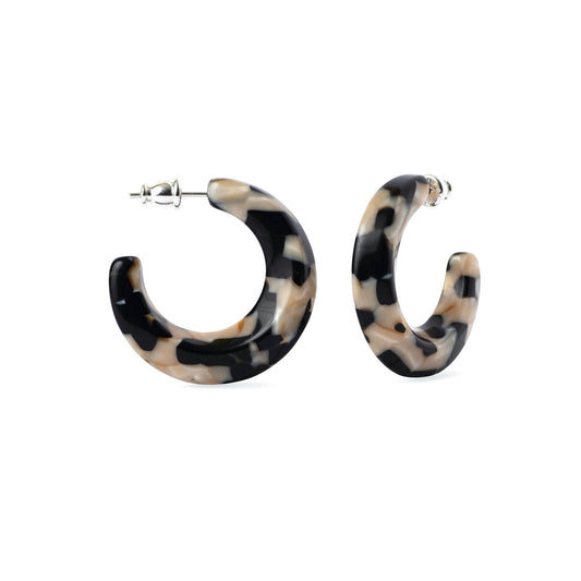 Calico Crescent Hoops