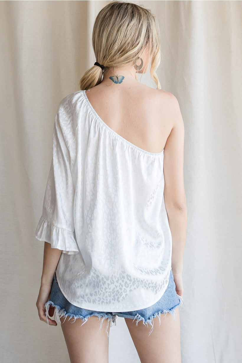 Time to Shine One-Shoulder Top