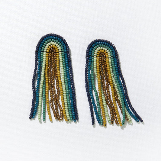 Rainbow Seed Bead Earrings (2 colors)