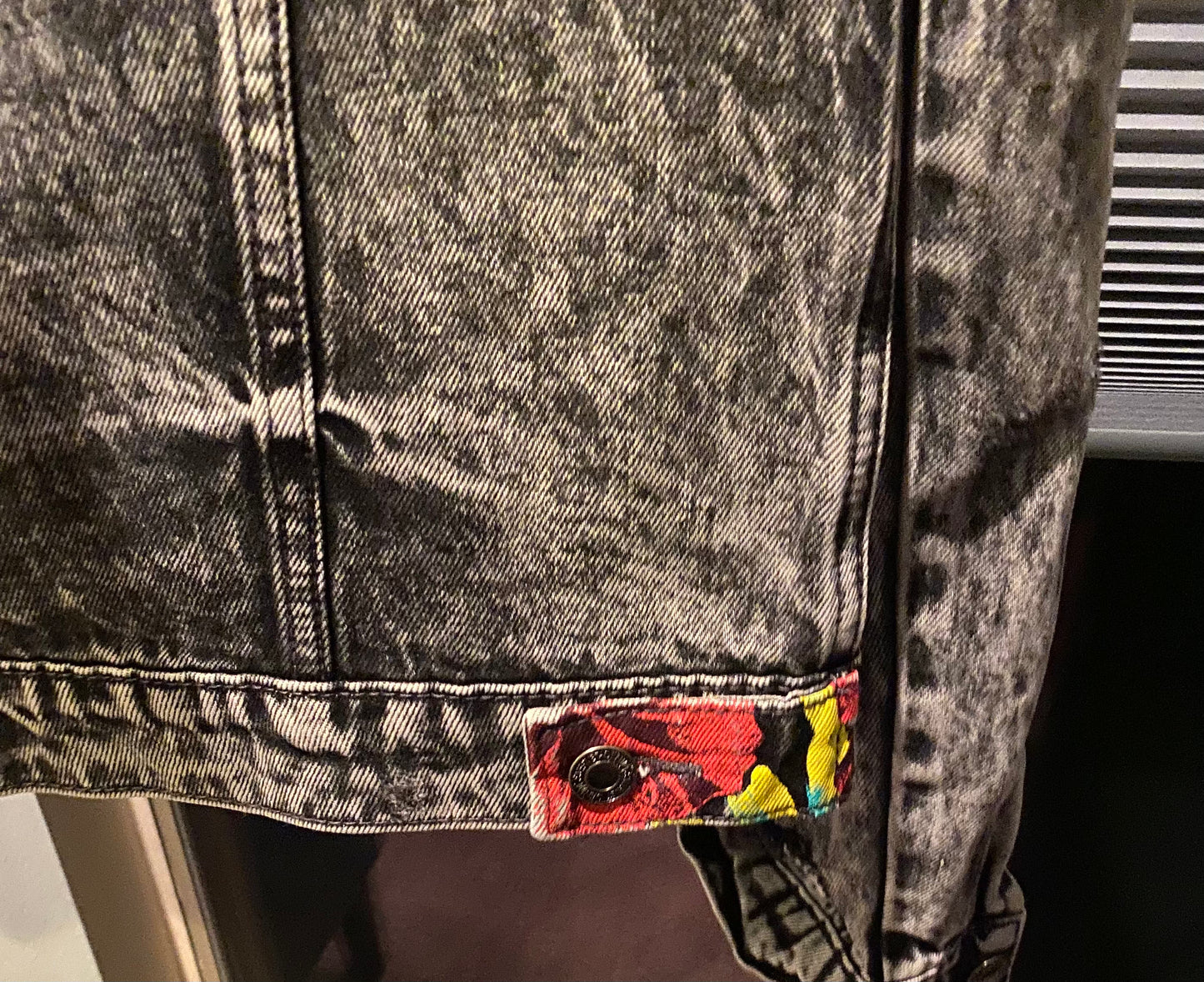 Kimber Distressed Patched Denim Jacket
