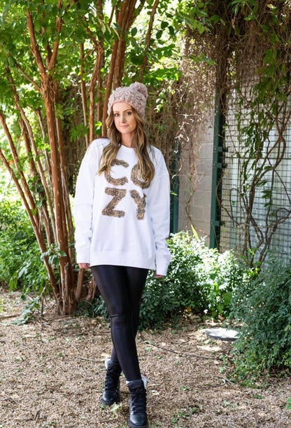 Cozy Fur Graphic Sweatshirt