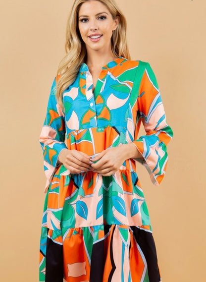 Totally Tropical Flowy Dress