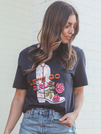 Charlie Southern-Let's Go Girls Graphic Tee