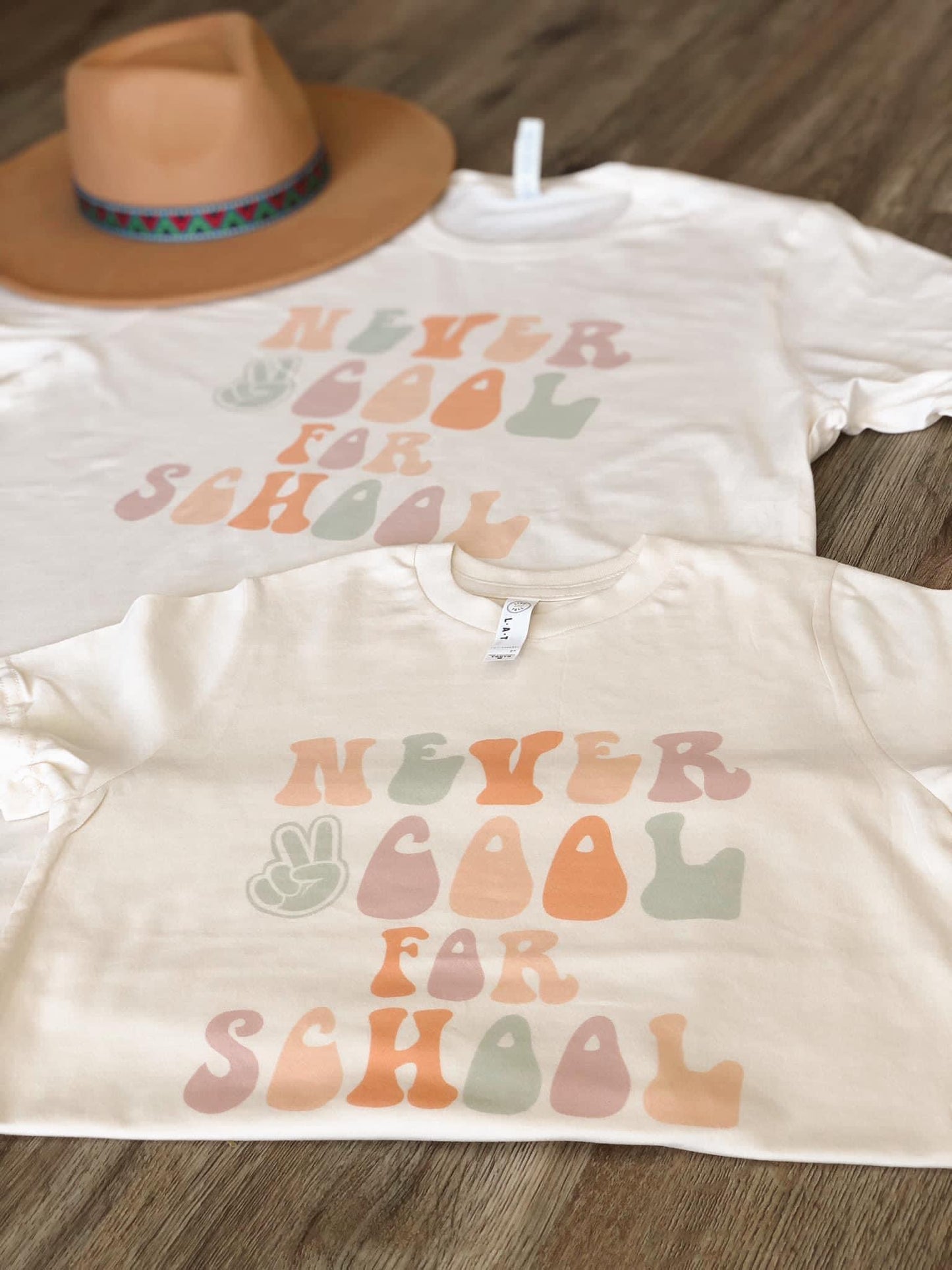 Never Too Cool for School Graphic Tee