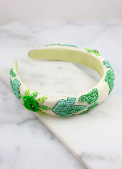 Green Pastures Embellished Headband