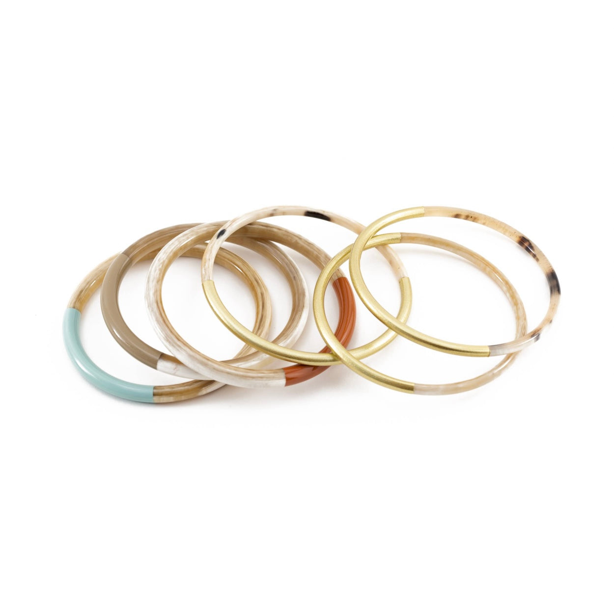 Autumn Metallic Bangle Set-Sunshine Tienda