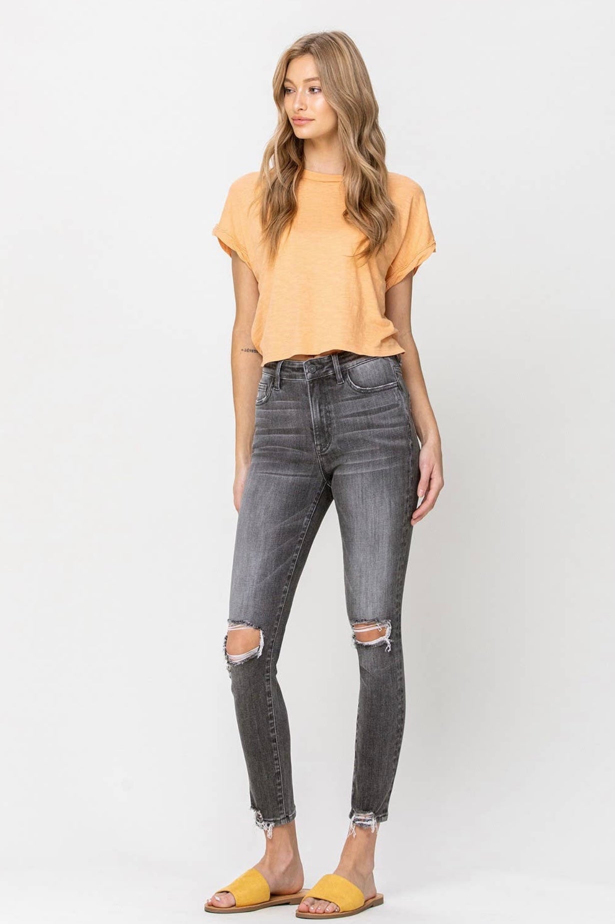 Wesley Distressed Skinny Jean