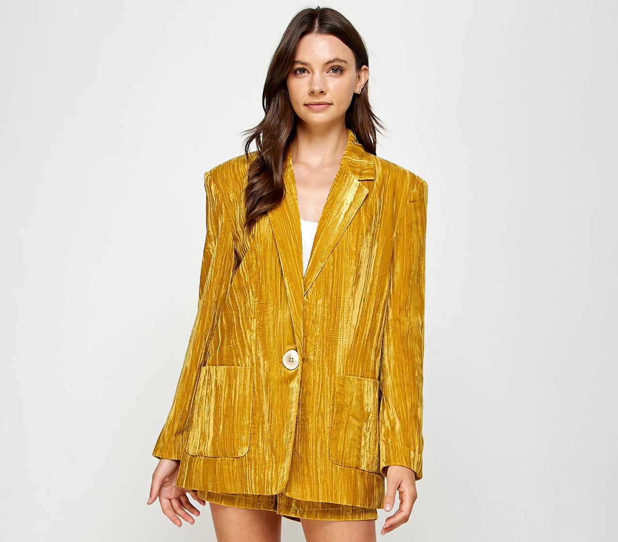 Topshop crinkle sale velvet jacket