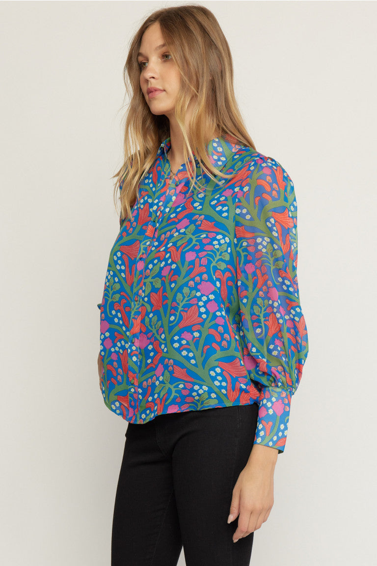 Garden of Eden Floral Top