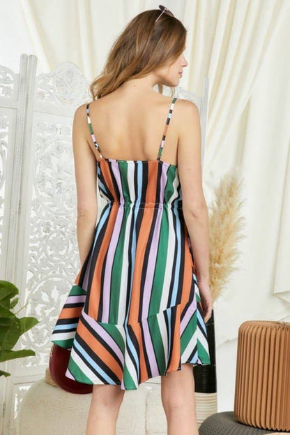 Saucy Striped Cami Dress