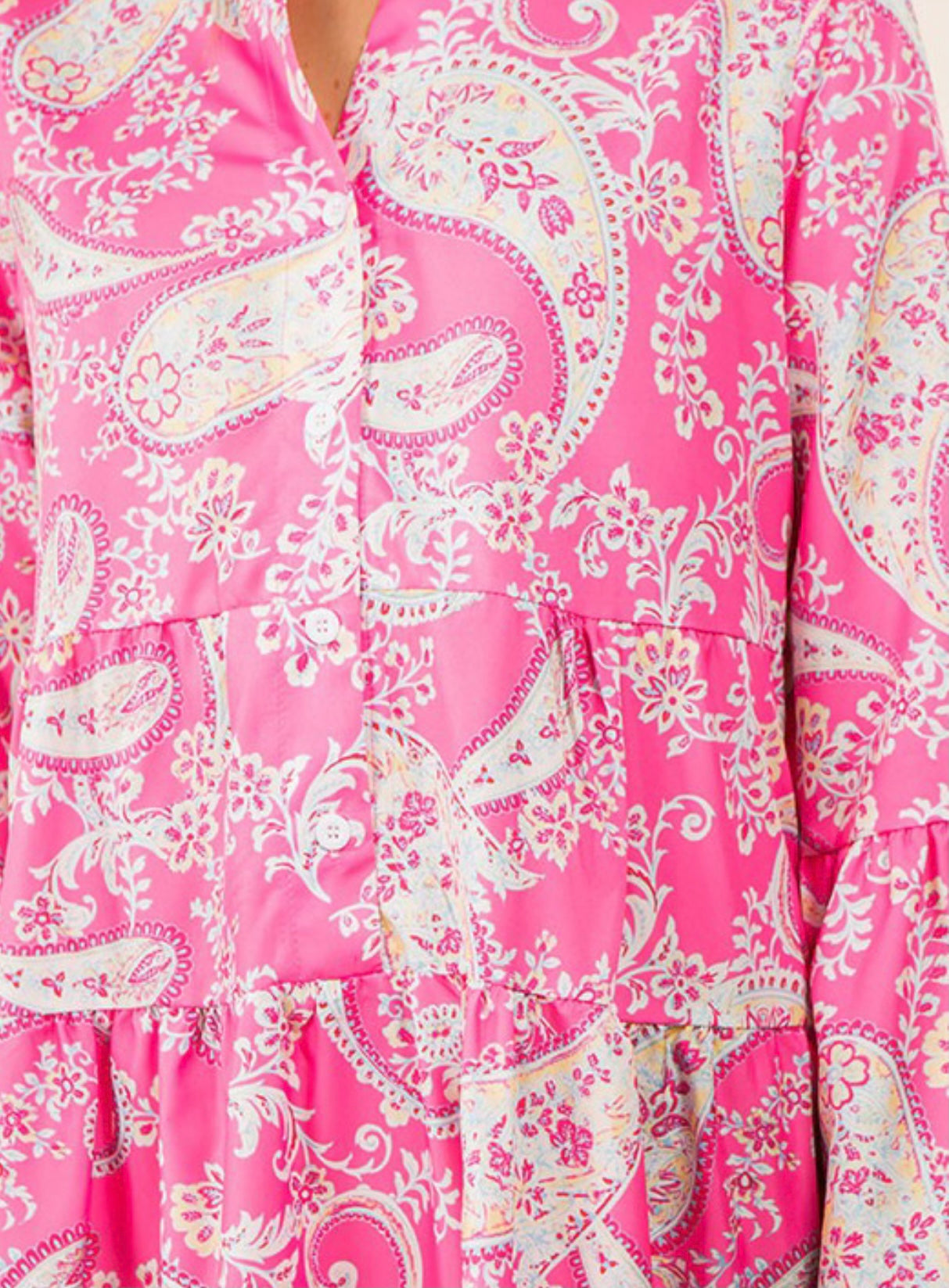 Pink Pop Paisley Dress