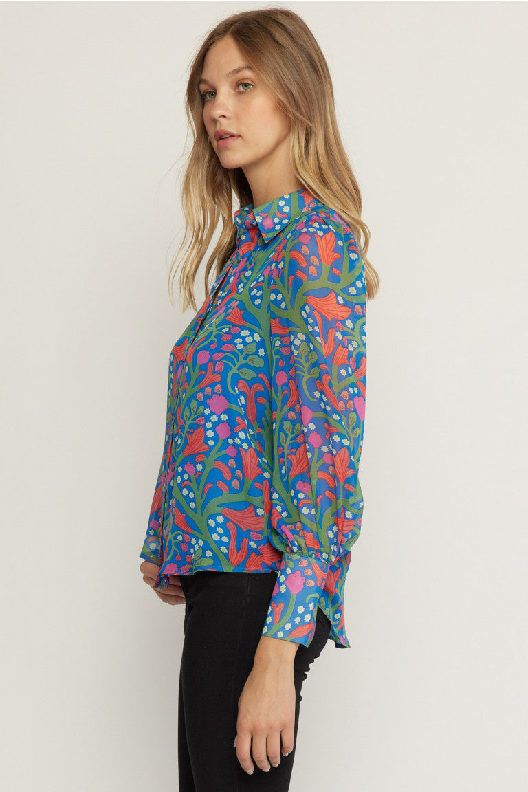 Garden of Eden Floral Top