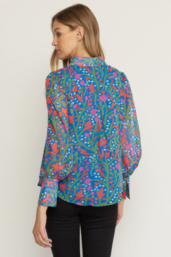 Garden of Eden Floral Top