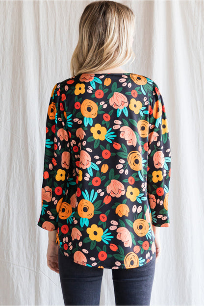 Posy Party Floral Top