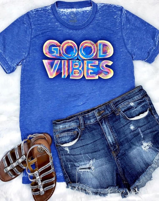 Blueberry Good Vibes Graphic Tee