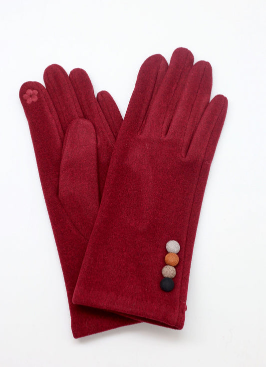Izzy Button Gloves (2 colors)