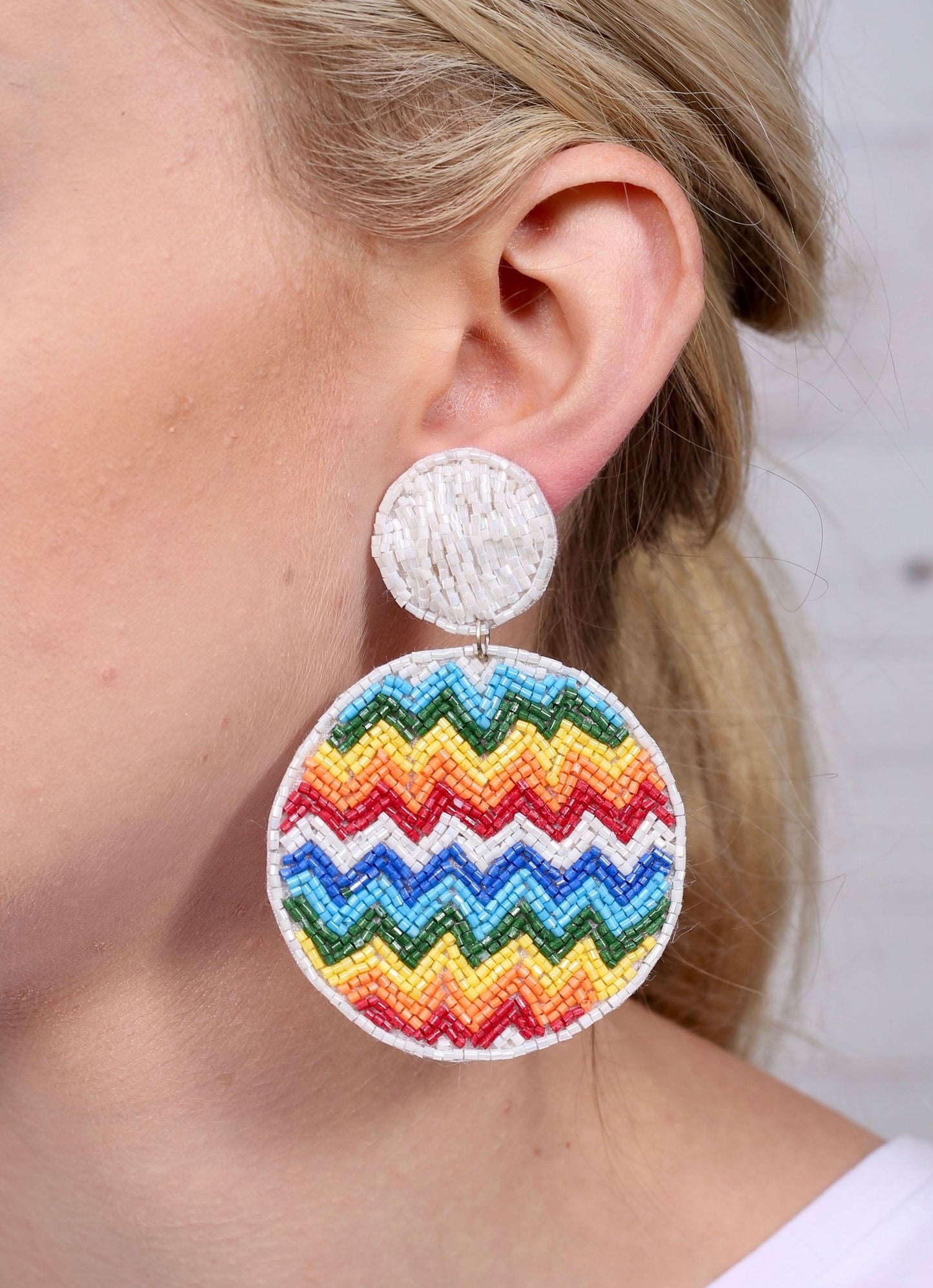 Rockin’ Waves Beaded Earrings (3 colors)