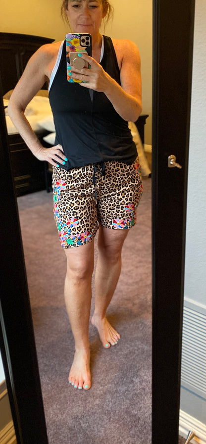 Ready for Anything Leopard Shorts