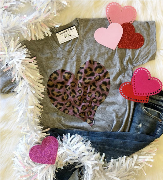 Cheetah Heartthrob Graphic Tee