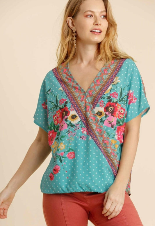 Ginger Floral Top